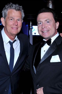 Frank Mottek with music industry great David Foster 2013